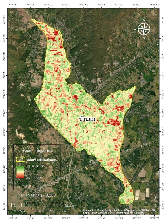 The Calculation of NDVI, SAVI and NDMI from satellite imagery in conjunction with the use of statistics in data analysis for forecasting agricultural products