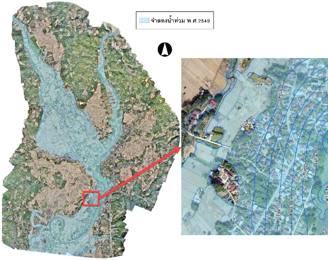Scenarios of Flooding Water Level Using Digital Elevation Model based on Unmanned Aerial Vehicle System Case Study: Tha Wanga Pha District, Nan Province